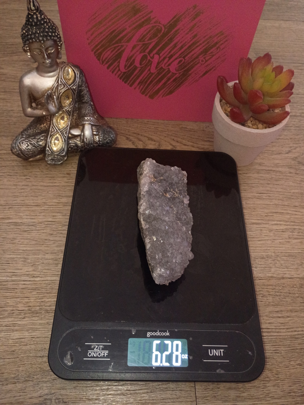 Black Amethyst Crystal Cluster From Brazil - Picture 10 of 10